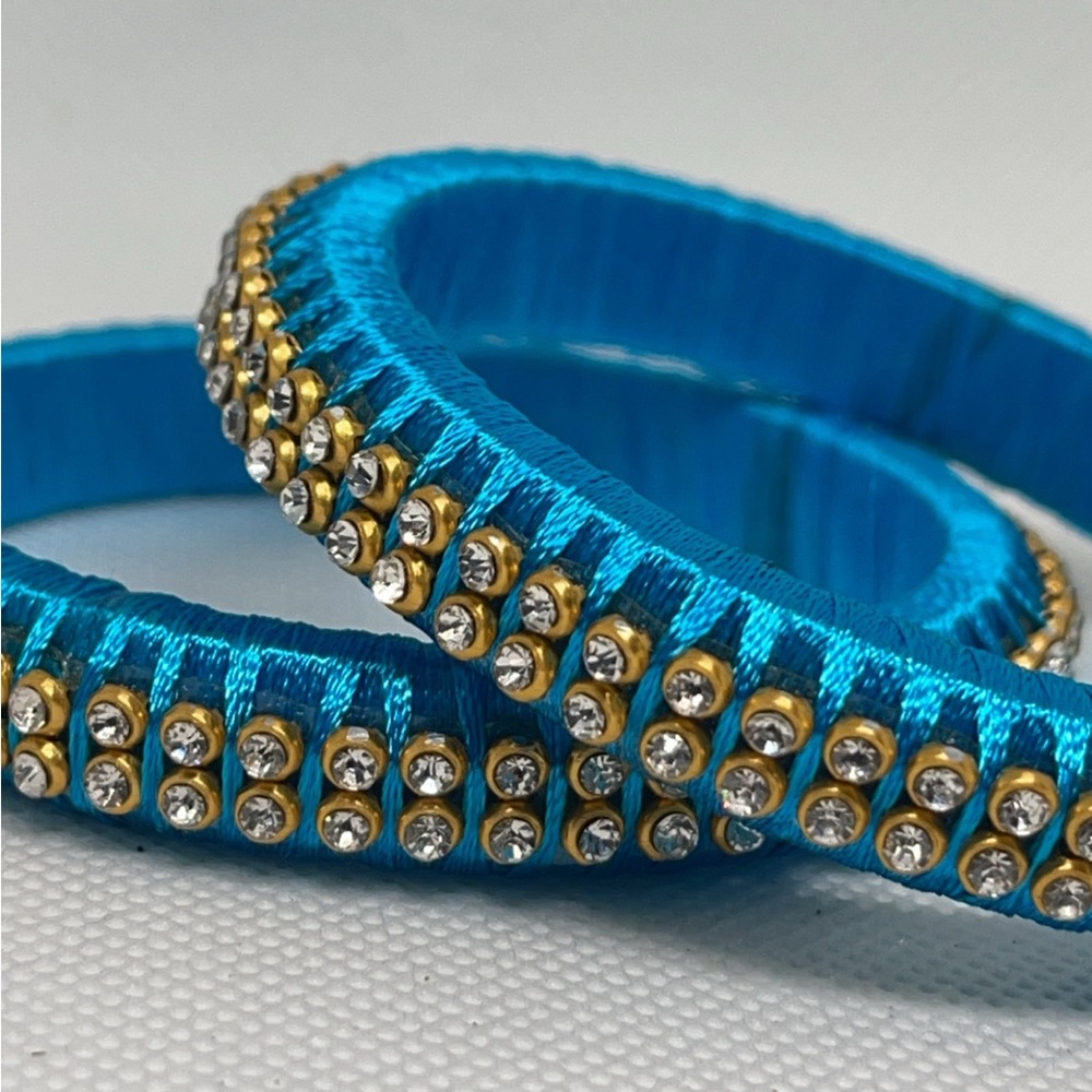 Handmade Thread Bangles and Multicolor - Picture 4 of 6